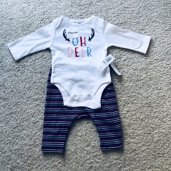 Old Navy Other - NEW “Oh Deer” 2 piece outfit
